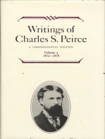 Writings of Charles S. Peirce: A Chronological Edition, Volume 3: 1872–1878