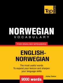 Norwegian vocabulary for English speakers: 9000 words