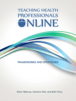 Teaching Health Professionals Online