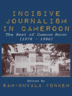 Incisive Journalism in Cameroon: The Best of ��Cameroon Report�� (1978 � 1986)