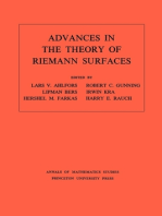 Advances in the Theory of Riemann Surfaces. (AM-66), Volume 66