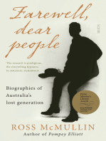 Farewell, Dear People: biographies of Australia’s lost generation
