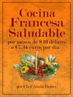 Cocina Francesa Saludable Por Menos de $10 dólares o €7.34 euros por día