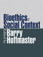 Bioethics In Social Context