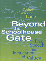 Beyond the Schoolhouse Gate: Free Speech and the Inculcation of Values
