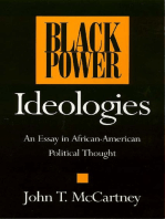 Black Power Ideologies: An Essay in African American Political Thought