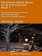 Christmas Sheet Music for Clarinet: Book 1