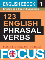 123 English Phrasal Verbs. Volume 1.