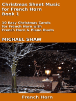 Christmas Sheet Music for French Horn: Book 1