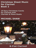 Christmas Sheet Music for Clarinet: Book 2