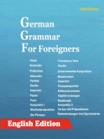 German Grammar For Foreigners