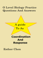 O Level Biology Practice Questions And Answers: Coordination And Response