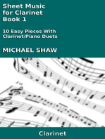 Sheet Music for Clarinet: Book 1