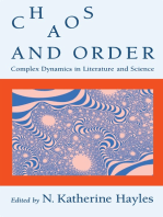 Chaos and Order: Complex Dynamics in Literature and Science