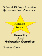 O Level Biology Practice Questions And Answers: Heredity And Molecular Genetics