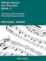 Sheet Music for Piccolo: Book 1