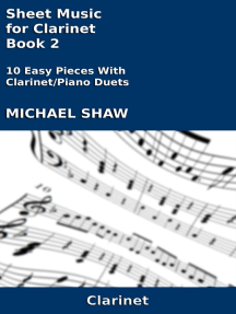 Read Sheet Music For Clarinet Book 2 Online By Michael Shaw Books