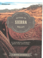 Return to Sierra Valley: A California Cowboy's Quest for Adventure