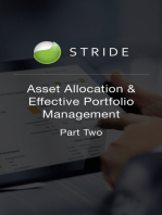 Asset Allocation and Effective Portfolio Management