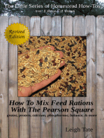 How To Mix Feed Rations With The Pearson Square: Grains, Protein, Calcium, Phosphorous, Balance, & More