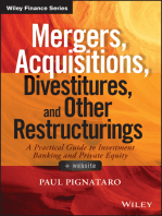 Mergers, Acquisitions, Divestitures, and Other Restructurings