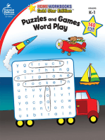 Puzzles and Games: Word Play, Grades K - 1