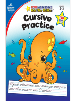 Cursive Practice, Grades 2 - 3
