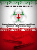 Bezpieczeństwo militarne Islamskiej Republiki Iranu w kontekście polityki międzynarodowej