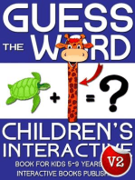 Children's Book: Guess the Word: Children's Interactive Book for Kids 5-8 Years Old: Guess the Word Series, #2