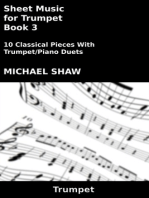 Sheet Music for Trumpet: Book 3
