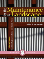 For the Maintenance of Landscape