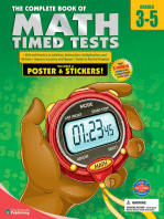 The Complete Book of Math Timed Tests, Grades 3 - 5