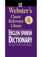 Webster's English-Spanish Dictionary, Grades 6 - 12: Classic Reference Library