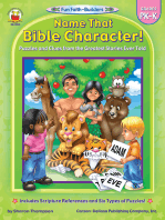 Name That Bible Character!, Grades PK - K: Puzzles and Clues from the Greatest Stories Ever Told