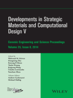 Developments in Strategic Materials and Computational Design V: A Collection of Papers Presented at the 38th International Conference on Advanced Ceramics and Composites, January 27-31, 2014, Daytona Beach, Florida