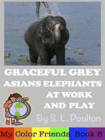 Graceful Grey, Asian Elephants at Work and Play: My Color Friends, #8