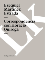 Correspondencia con Horacio Quiroga