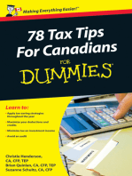 78 Tax Tips For Canadians For Dummies