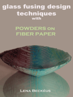 Glass Fusing Design Techniques with Powders on Fiber Paper