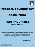 Federal Government Committing Federal Crimes (for 29 Years)?/Unabridged: President Obama's 'Covert-Lawlessness'