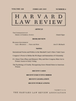 Harvard Law Review: Volume 128, Number 4 - February 2015