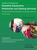 Code of Practice for Disability Equipment, Wheelchair and Seating Services: A Quality Framework for Procurement and Provision of Services