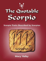 The Quotable Scorpio: Scorpio Traits Described by Scorpios