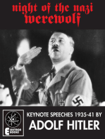 Night Of The Nazi Werewolf: 6 Keynote Speeches 1939-41