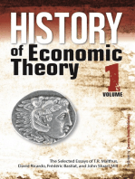 History of Economic Theory: The Selected Essays of T.R. Malthus, David Ricardo, Frederic Bastiat, and John Stuart Mill (Volume 1)