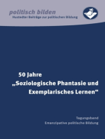 50 Jahre "Soziologische Phantasie und Exemplarisches Lernen": Tagungsband Emanzipative politische Bildung