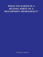 What on Earth is a Ruling Party in a Multiparty Democracy? Musings and Ruminations of an Armchair Critic