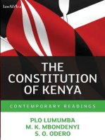 The Constitution of Kenya: Contemporary Readings