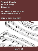 Sheet Music for Cornet: Book 4