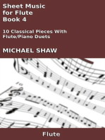 Sheet Music for Flute: Book 4